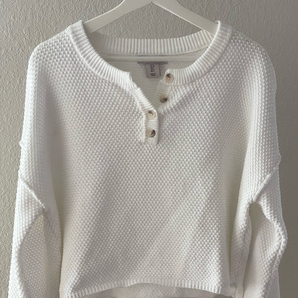 Sincerely Jules White knit sweater